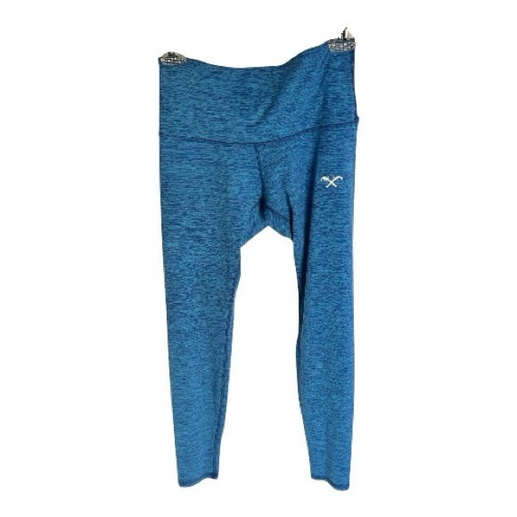 HVIII Other - HVIII Brand Blue Leggings Rest When You're Dead Athletic Pants Size Medium